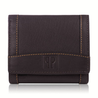 Portfel męski skórzany z ochroną RFID Paolo Peruzzi T-54-BR