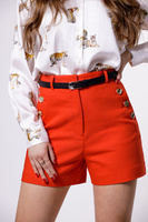 Pasek damski CHERRY czarny 80-93-cm