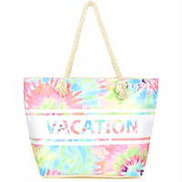 Duża torba plażowa torebka summer na lato pojemna