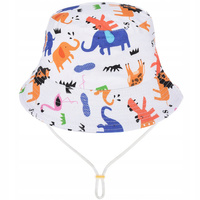 Kapelusz dziecięcy z regulacją bawełniany letni